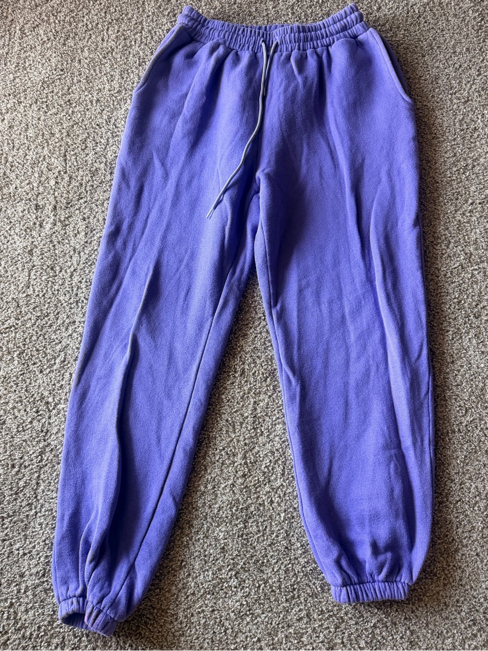 Cozy Lavender Fleece Sweatpants